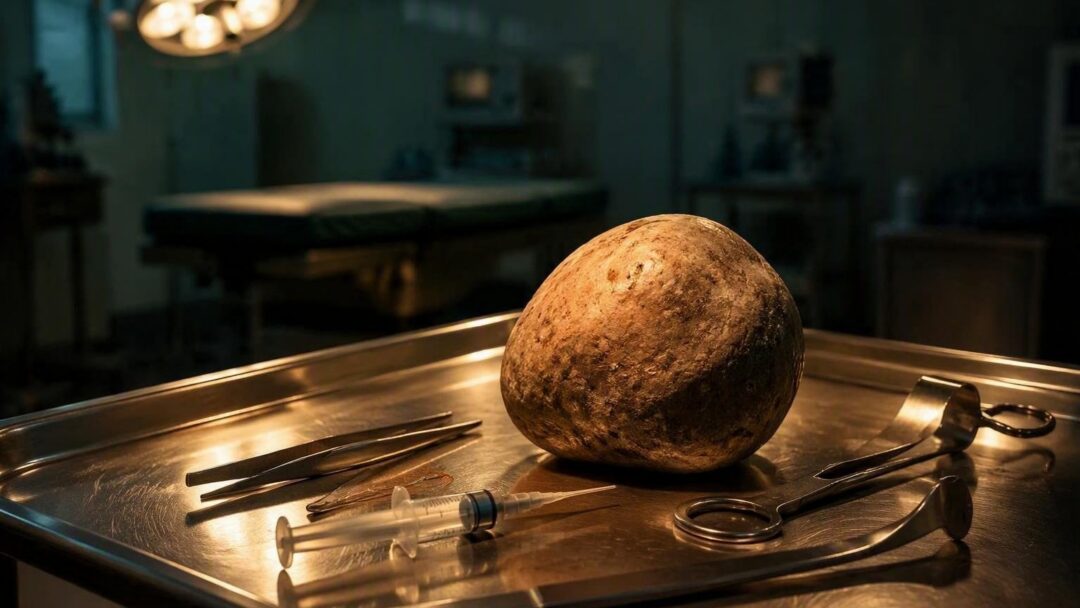 Gigantische blaassteen van 3,1 kg verwijderd in Sri Lanka: een medische mijlpaal