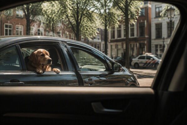 Hond gered uit hete auto: politie waarschuwt voor gevaarlijke situaties