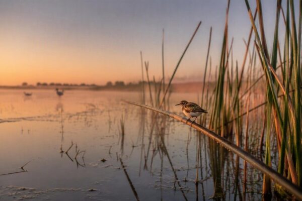 Kleinste Strandlopervogeltje gespot in Uitkerkse Polder na 30 jaar afwezigheid