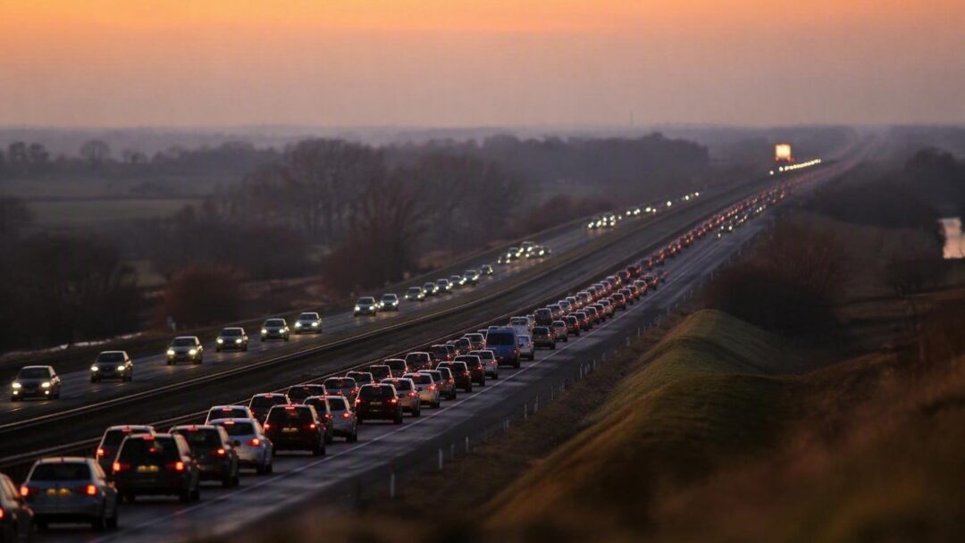 A12 bij Woerden: ernstige botsing veroorzaakt enorme opstopping