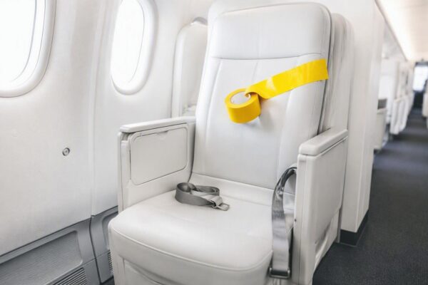 Agressieve passagier op American Airlines-vlucht wordt vastgebonden met ducttape