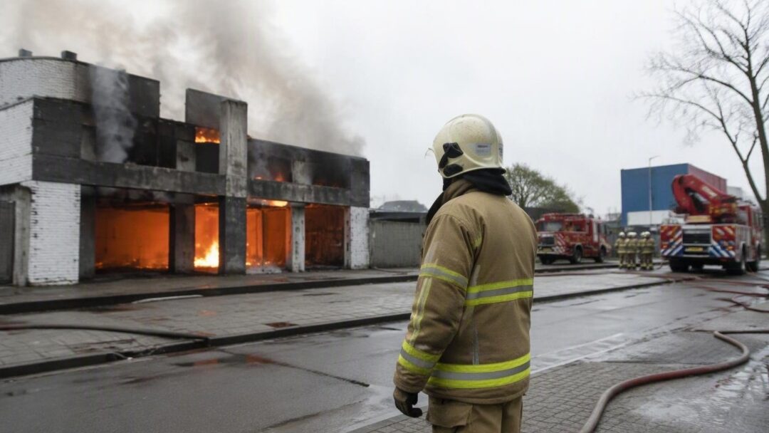 Brand in kunstmuseum Brutus Art Space in Rotterdam onder controle