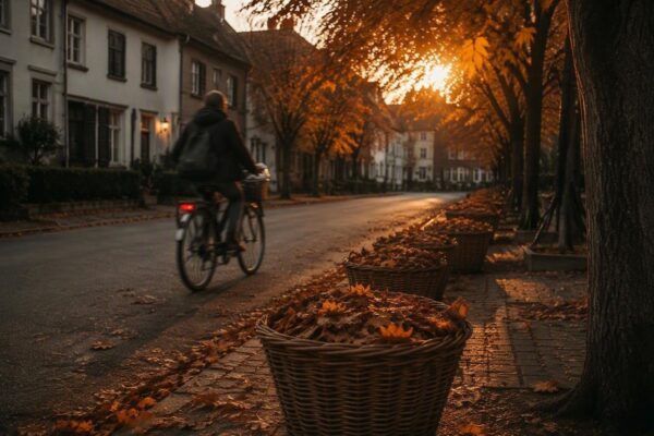 Inwoners van Herentals helpen bij het verzamelen van bladeren met nieuwe bladkorven