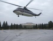 Media-boycot tegen Trump bij opening nieuw helikopterplatform