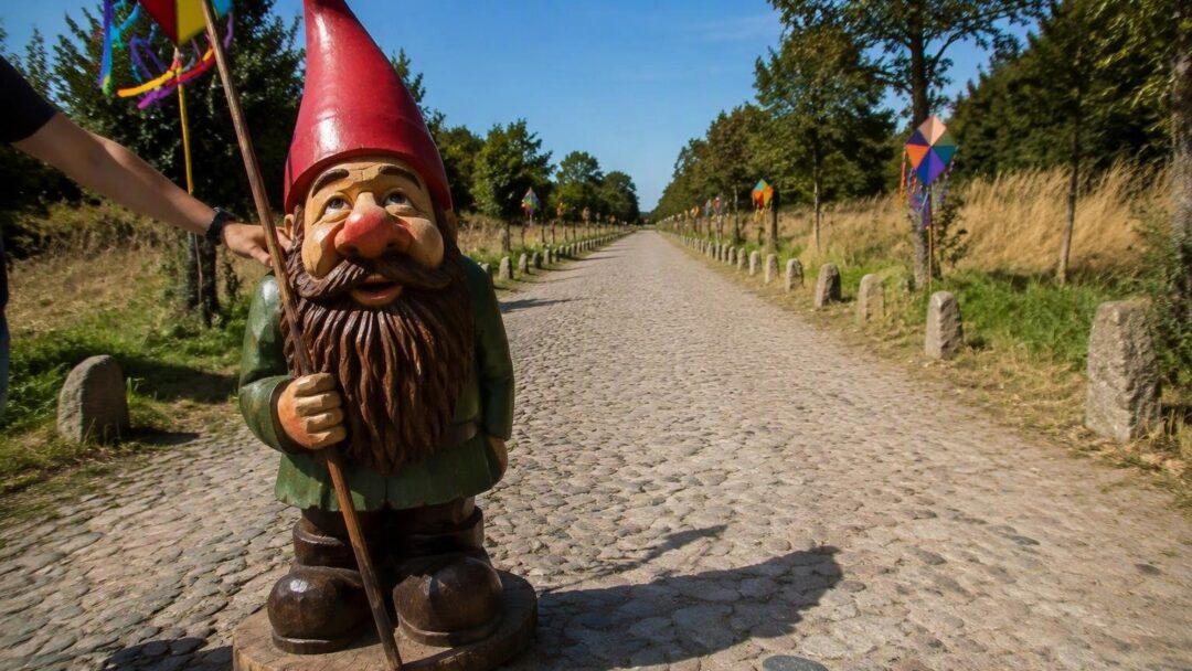 Nieuwkerken herstelt Kabouterwegel met kleurrijke gnomes na vandalisme