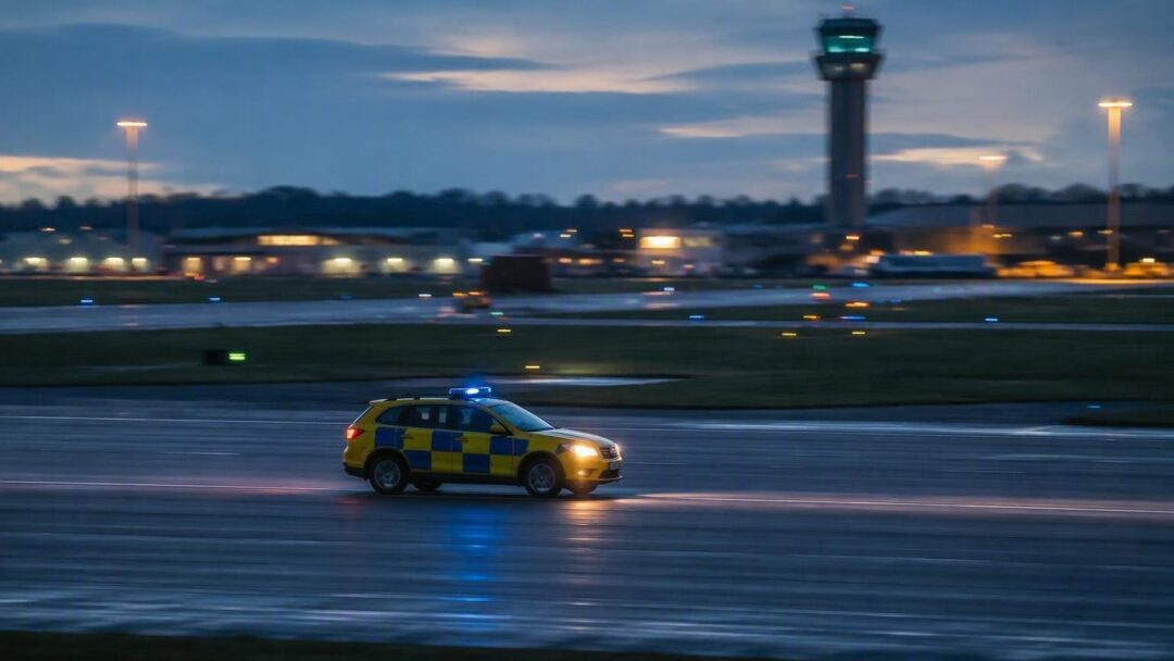 Vijf verdachten gearresteerd bij RAF Fairford na tip van boerin
