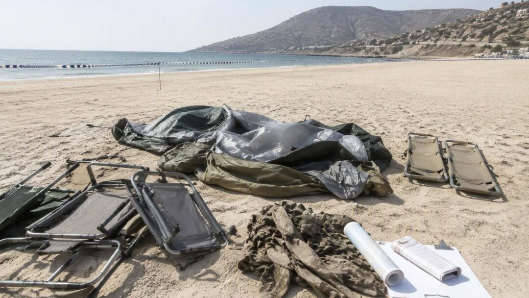 Ceuta: honderden agenten ruimen grootste strandkamp op