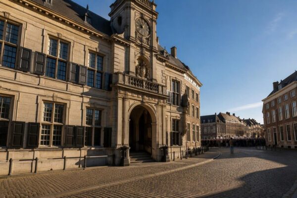 Gemeenteraad Rhenen besluit asielzoekerscentrum, protest loopt rustig