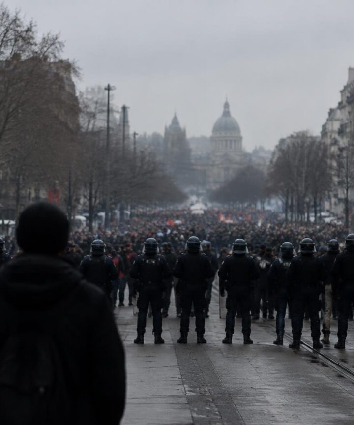 Parijs en Brussel in chaos: waterkanon, traangas en honderden gearresteerden