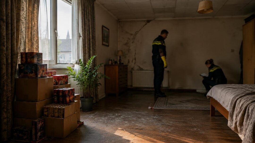 Politie beslaglegt grote hoeveelheid illegaal vuurwerk in Barneveld