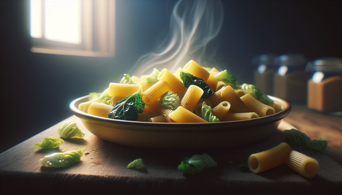 Rigatoni alla verza: un piatto veloce e saporito da provare