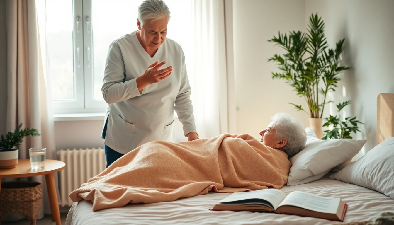 Come aiutare un anziano a alzarsi dal letto