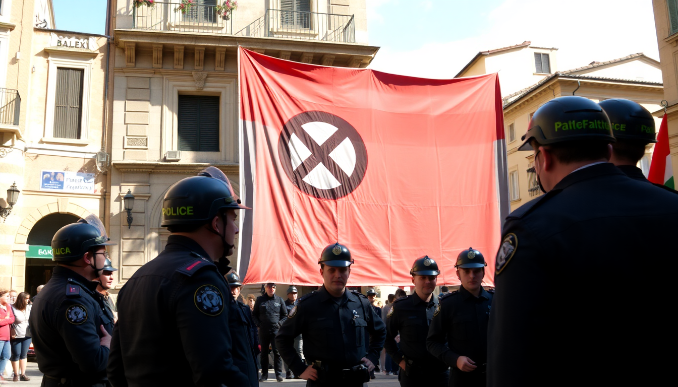 Polizia e striscioni: il significato della Festa della Liberazione