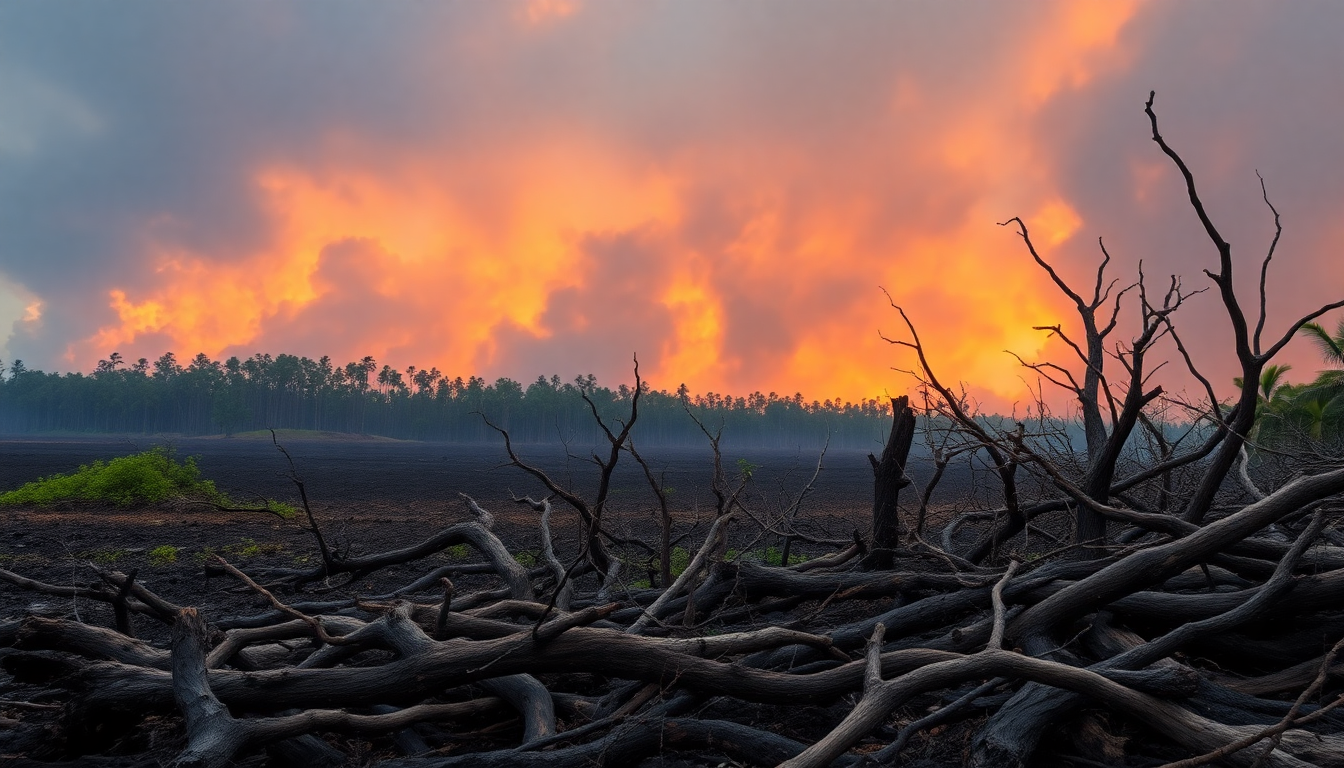 Catastrofe ambientale: foreste in pericolo