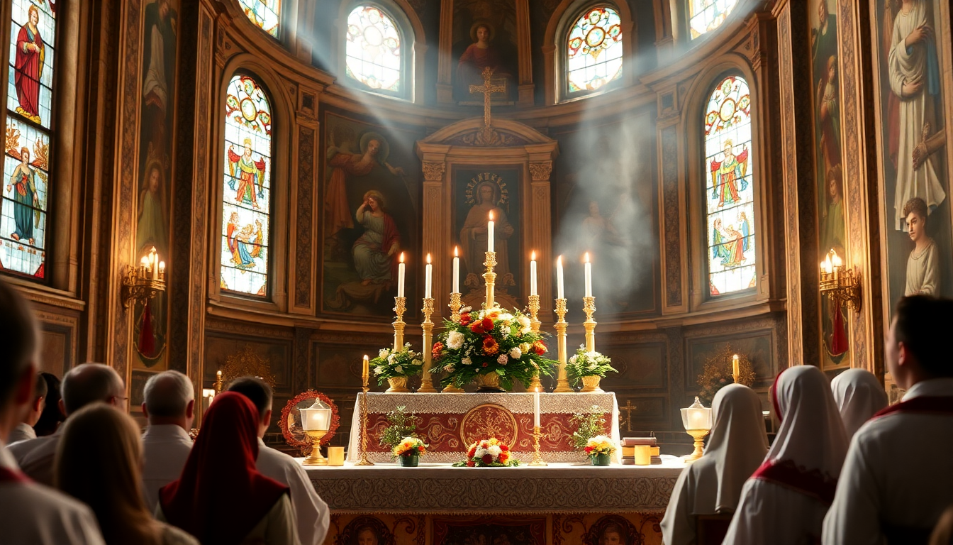 Celebrazione della liturgia copta alla Basilica di Santa Maria Maggiore