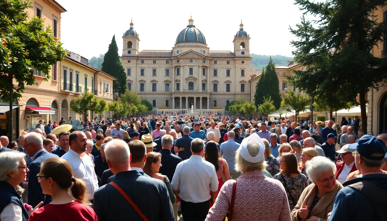 Il Papa in visita a Castel Gandolfo: una sorpresa per i castellani