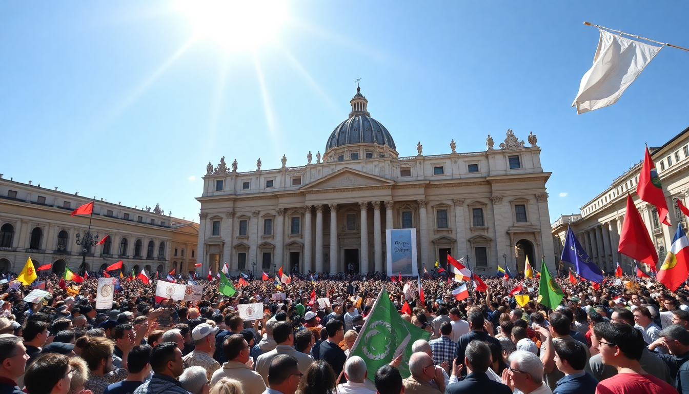 Il primo incontro di Papa Leone XIV con i fedeli
