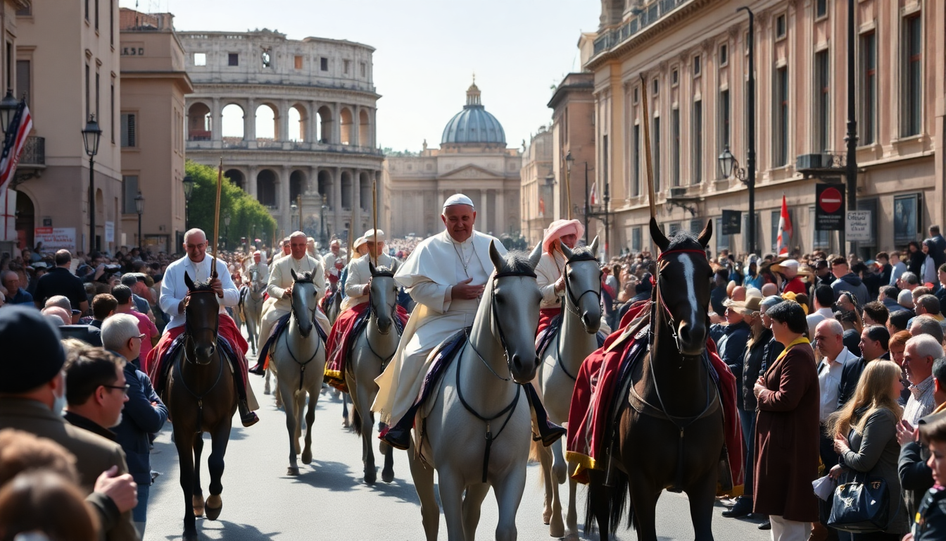 La storica cavalcata papale: un viaggio tra tradizione e simbolismo