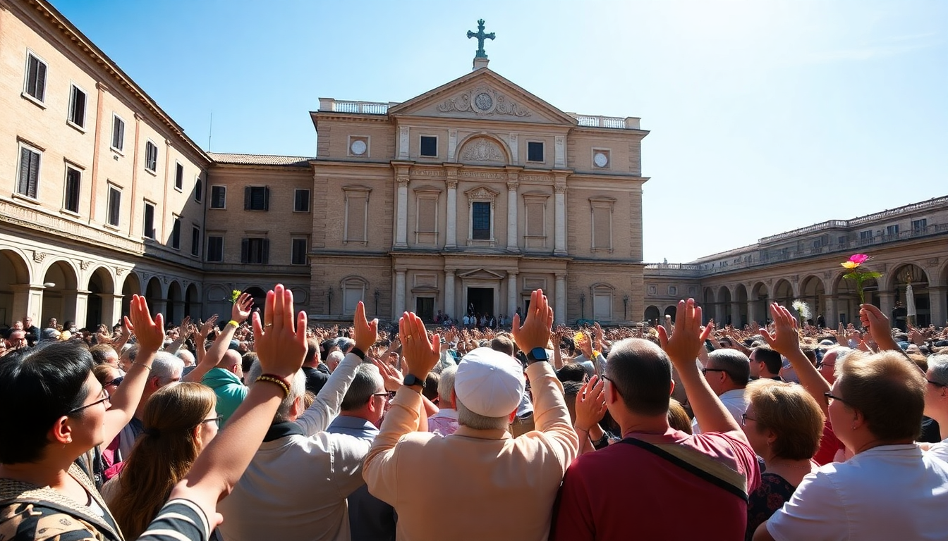 La visita del Papa alla Curia Agostiniana: un momento speciale