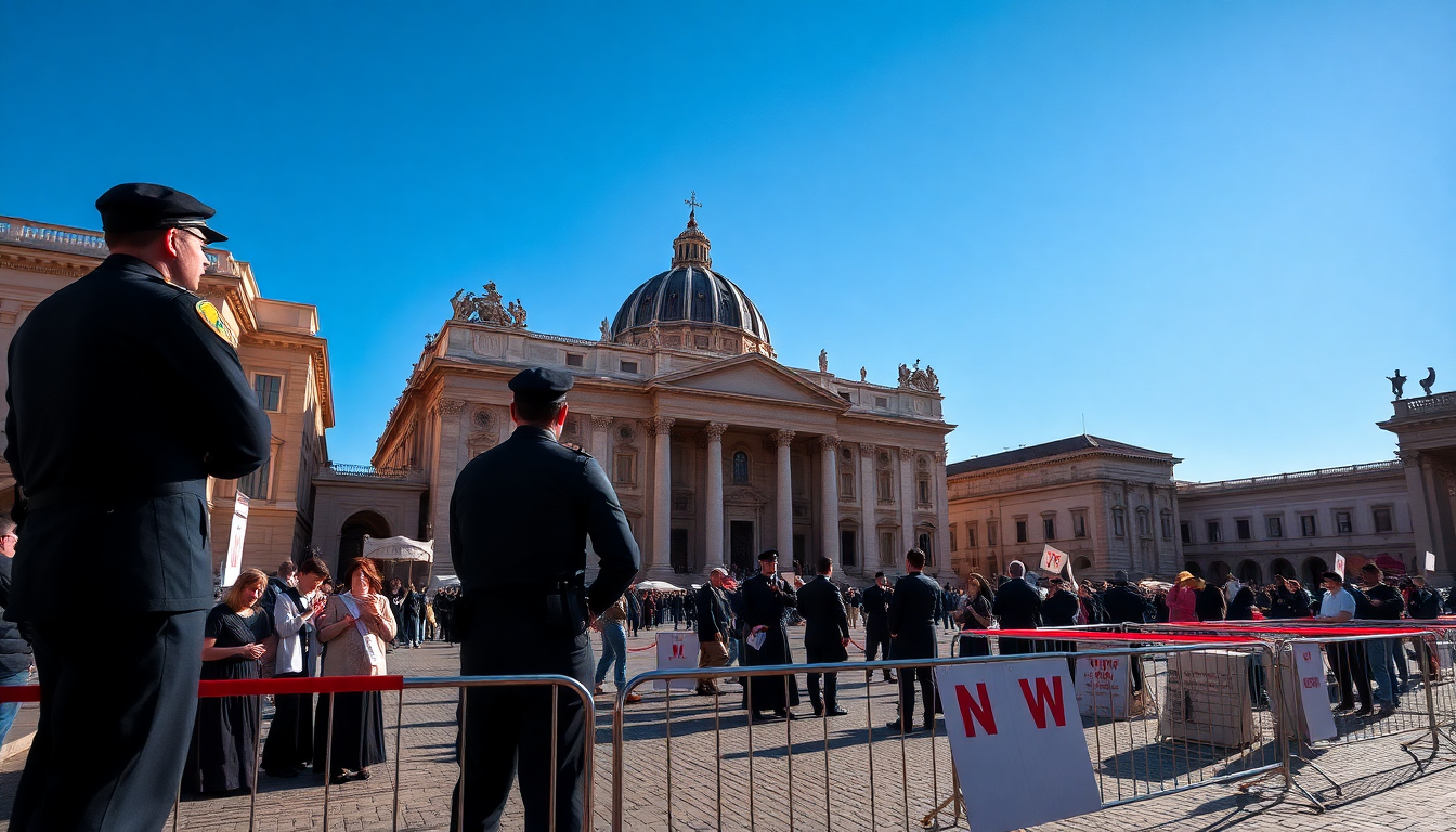 Preparativi per il Conclave: sicurezza e fede a Roma