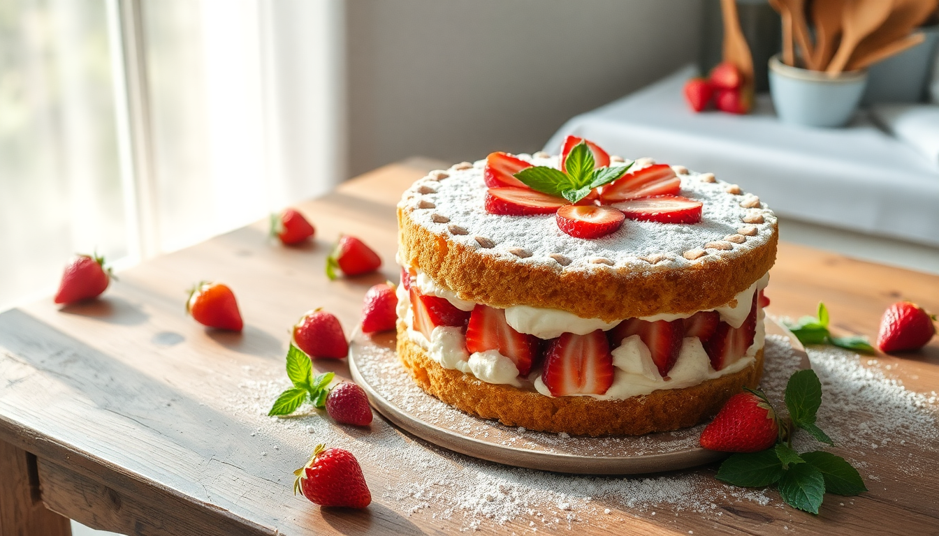 Torta sbriciolata con yogurt greco e fragole: un dolce che racconta storie