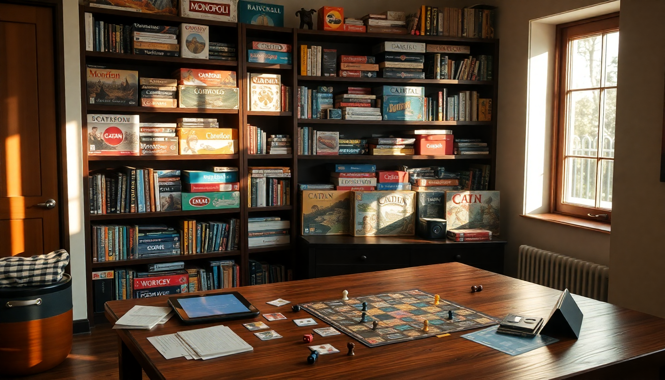 Come gestire la propria collezione di giochi da tavolo