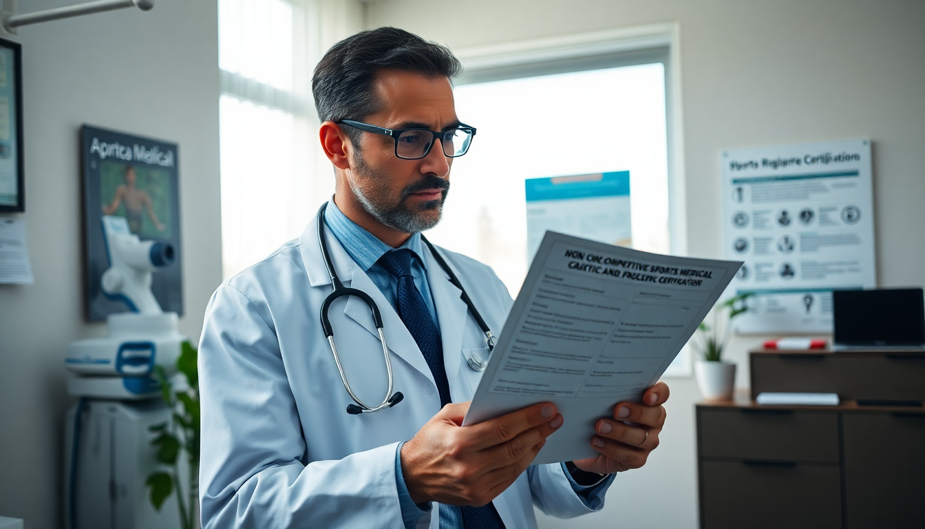 Normativa sulla certificazione medico sportivo non agonistica