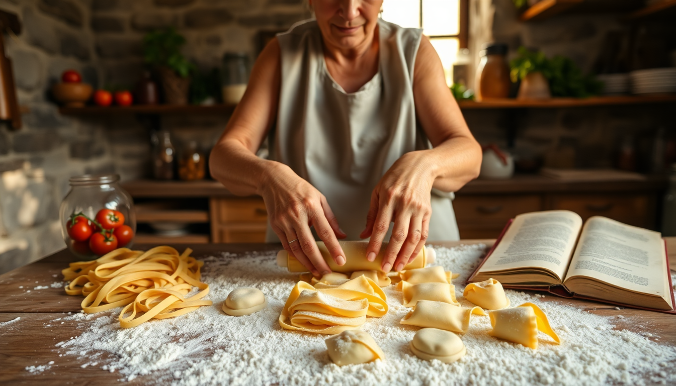 Scopri come le nonne italiane stanno reinventando la pasta fatta in casa nel 2025