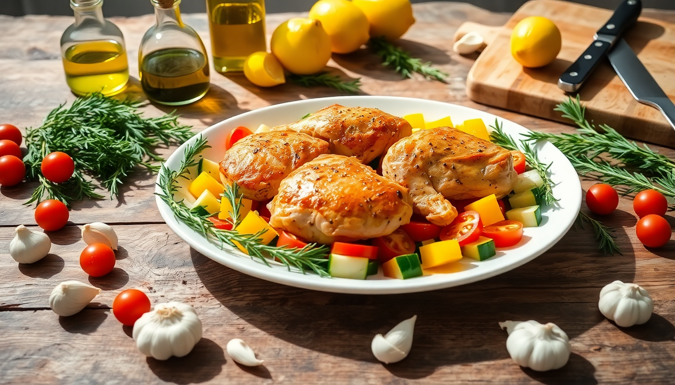 Scopri come preparare il pollo alla mediterranea con ricette gustose