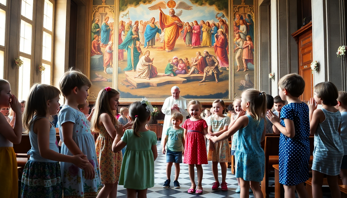 Papa Leone XIV e il messaggio di pace ai bambini ucraini