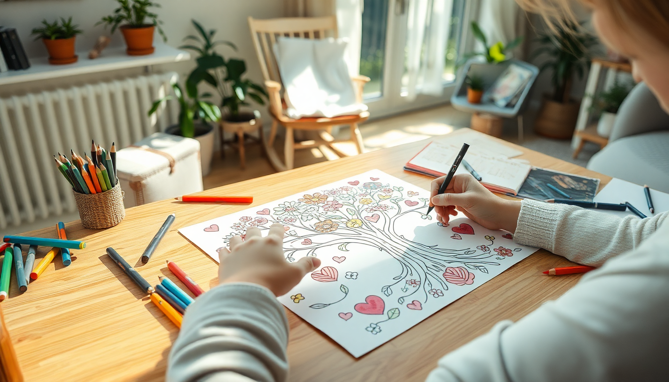 Un disegno da colorare per festeggiare la nonna in ogni occasione