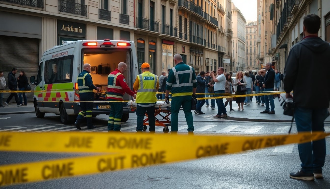 Due feriti gravi in una sparatoria nel centro città