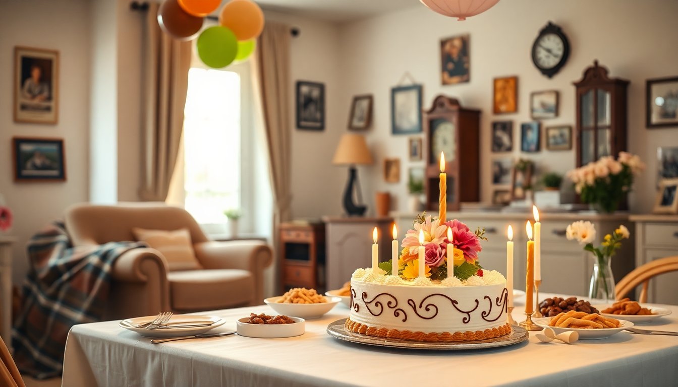 Guida pratica per una festa di compleanno per i nonni che emoziona