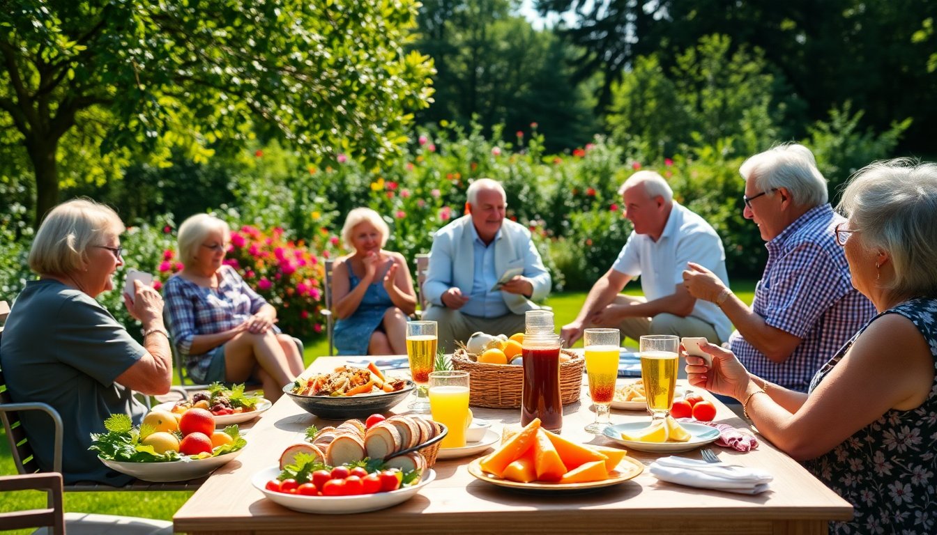 Nutrizione Estiva e Socialità per Anziani: Consigli per un Benessere Ottimale