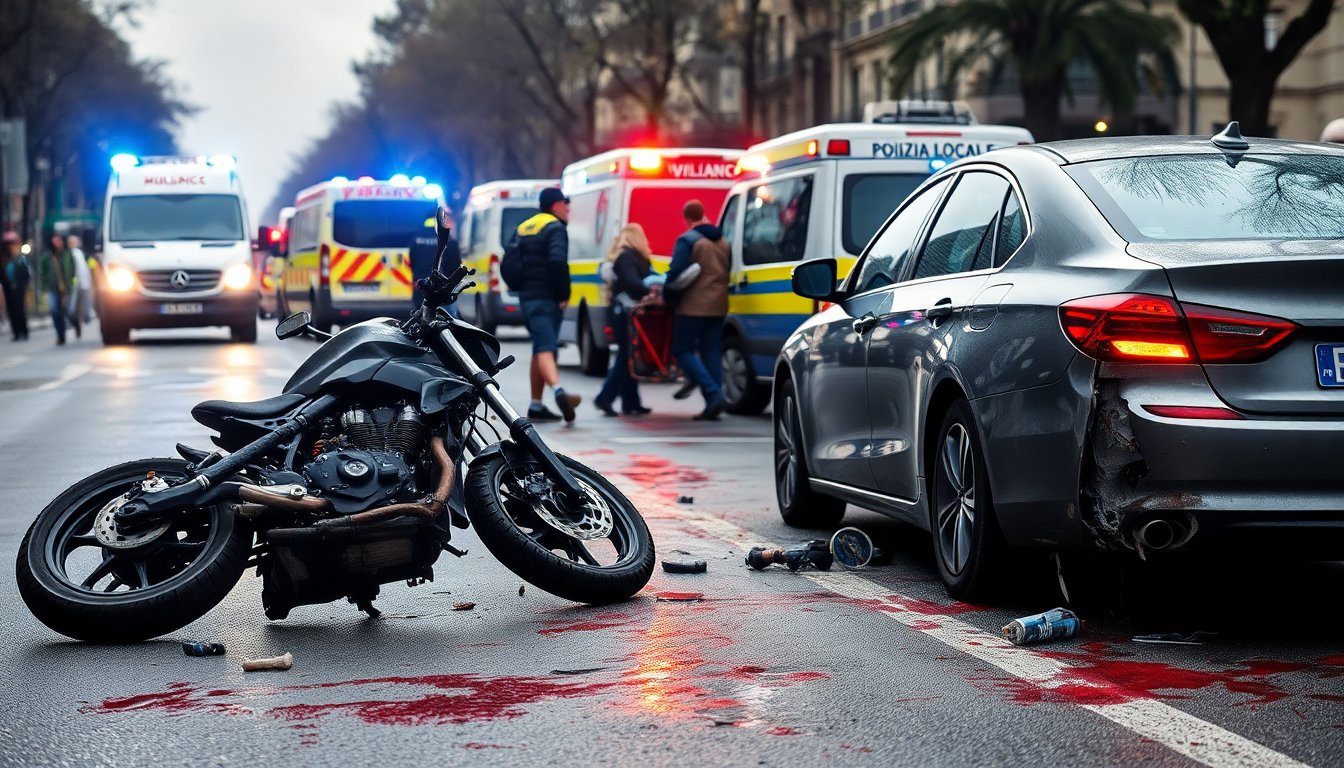 Incidente stradale a Milano: un morto e tre feriti gravi