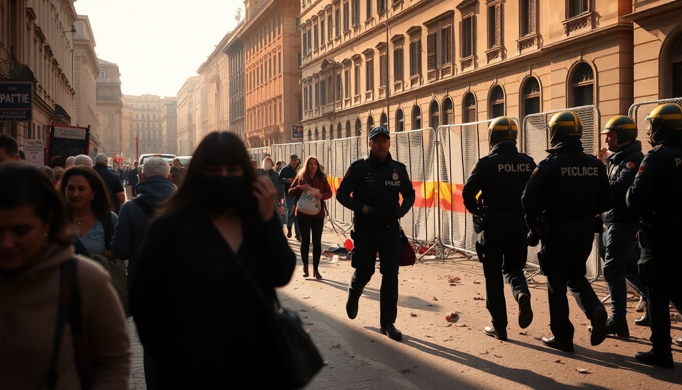 Esplosione nel centro di Roma: feriti e panico tra la folla