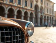 1000 Miglia 2026: il fascino delle auto d'epoca in piazza dei Signori a Vicenza