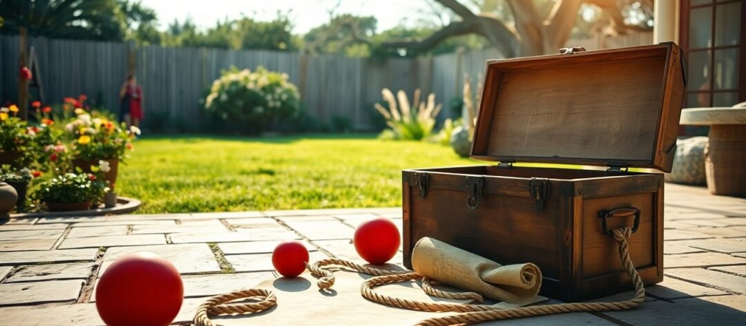 Giochi all’aperto: caccia al tesoro, palla e corda per staccare dagli schermi