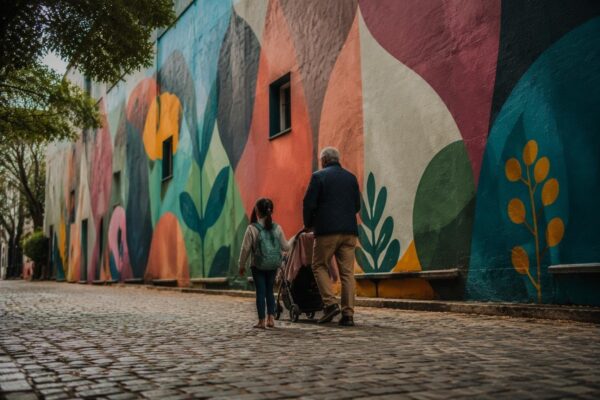 Passeggiate sicure per scoprire la street art con i nipoti