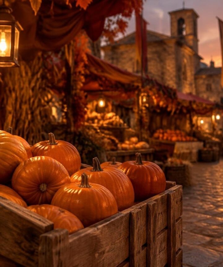 Calendario delle feste della zucca in Lombardia, Puglia e Piemonte
