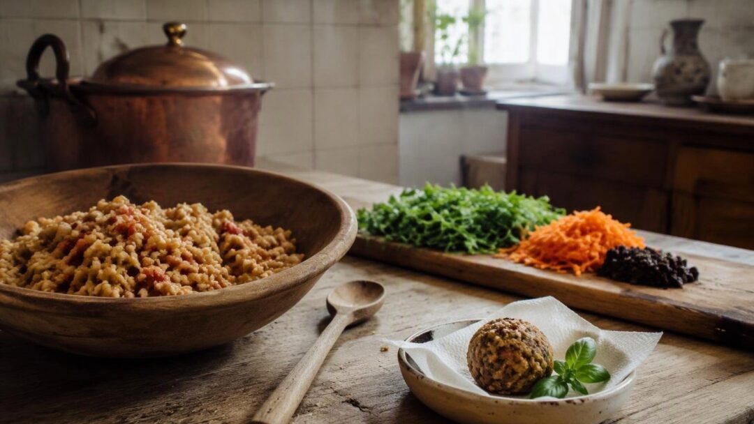 Laboratorio creativo di polpette vegetali per nonni e bambini