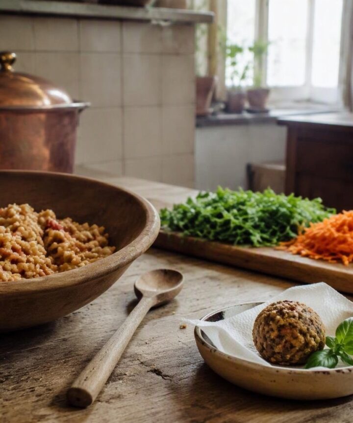 Laboratorio creativo di polpette vegetali per nonni e bambini