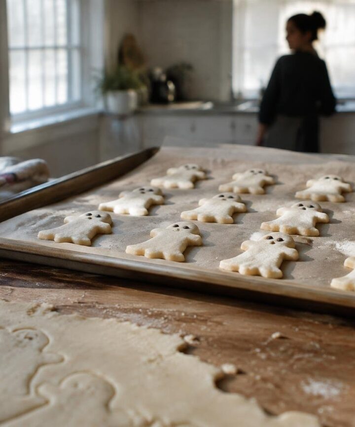 Ricetta veloce di fantasmini di frolla per bambini