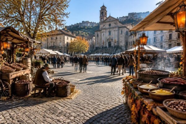 Weekend d'autunno in Lazio: sagre di castagne, salsicce e polenta