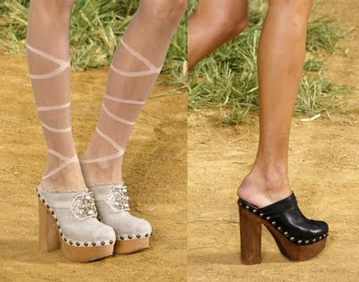 chanel clogs