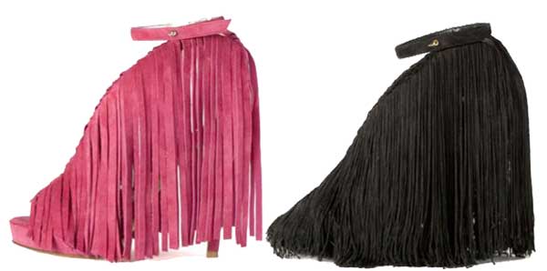 bruno frisoni fringed sandals