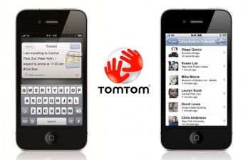 tomtom app social facebook twitter 55263