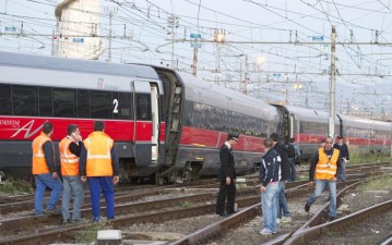 scontro treni termini