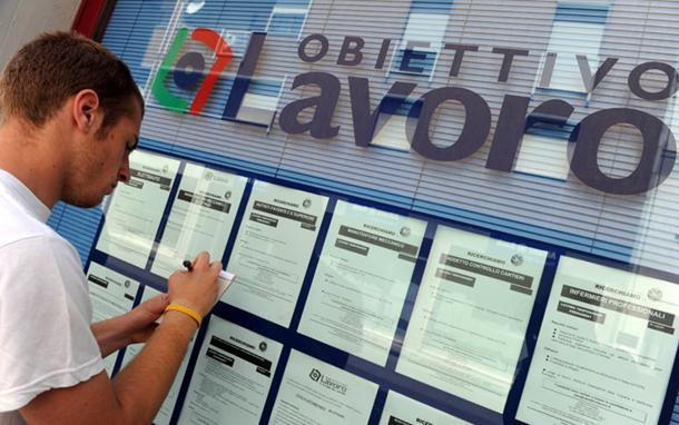 disoccupazione record in italia