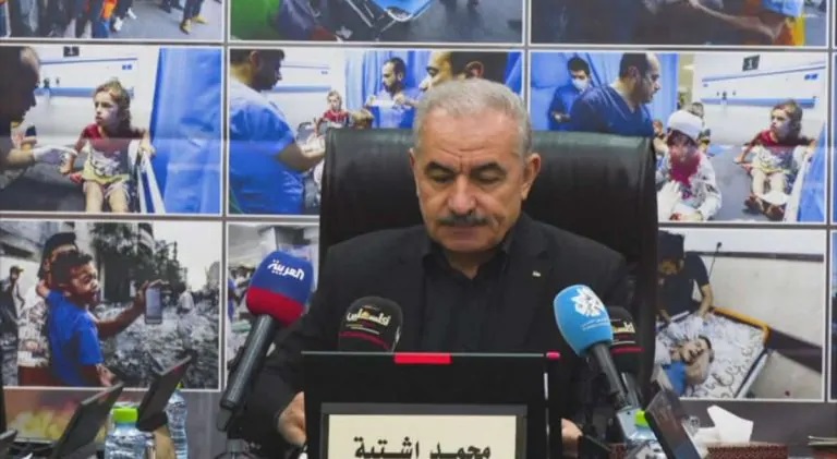 Premier palestinese pronto a dimettersi: decisione legata all'inasprimento del conflitto
